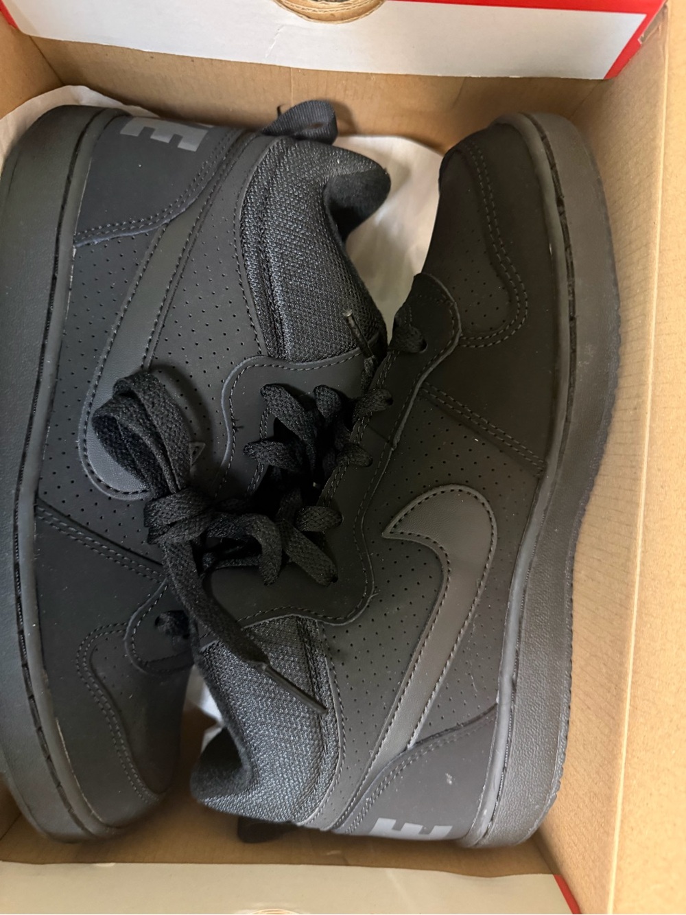 Nike Men’s All-Black Low Top Athletic Sneakers